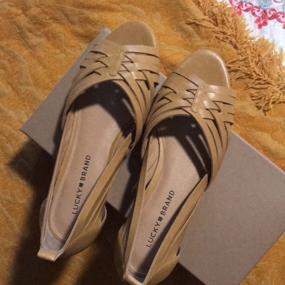 Lucky Brand Mustard Yellow Shoes